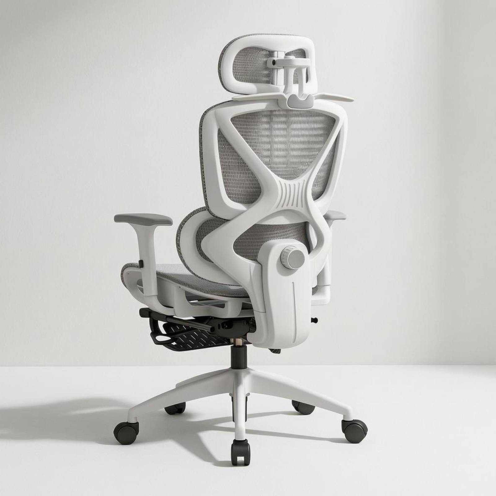 Office Furniture Commercial - Reclining Backrest Ergonomic Mesh Chair High