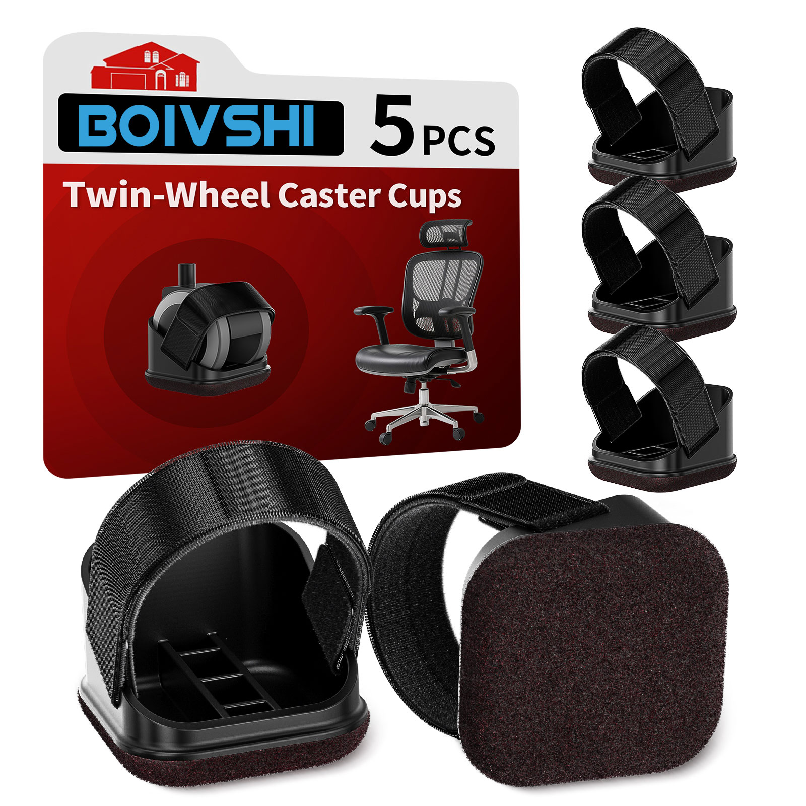 Office Furniture Equipment - 5PCS Chair Leg Protectors Office Chair