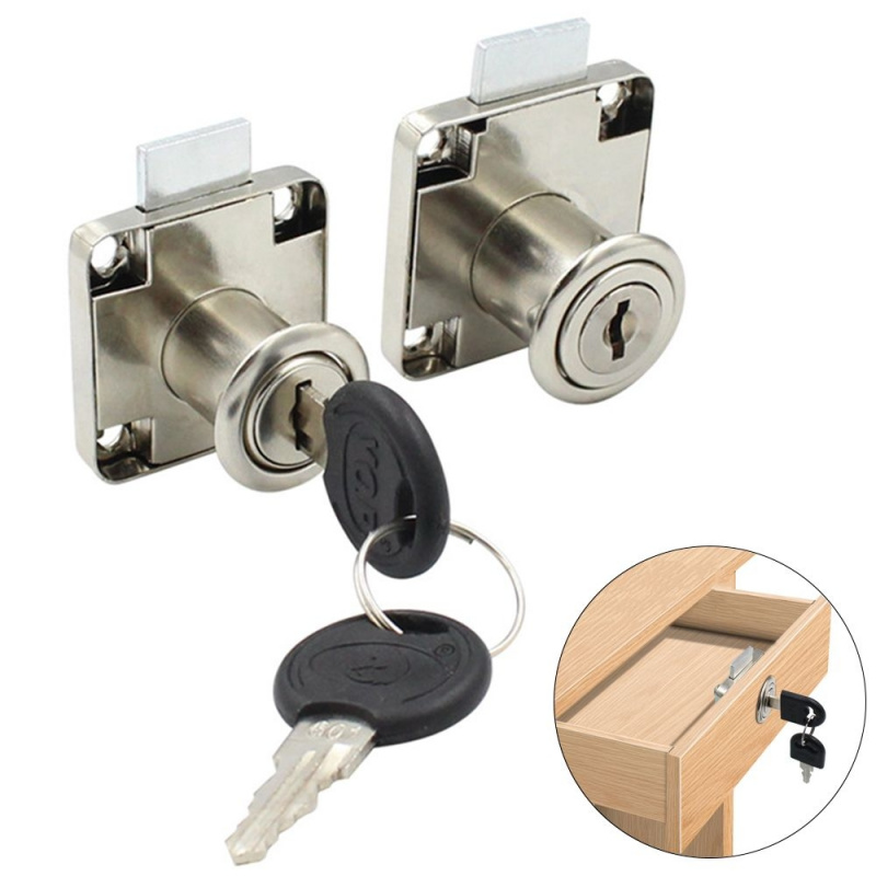 Office Furniture Cabinets - Zinc Alloy Drawer Lock with 2
