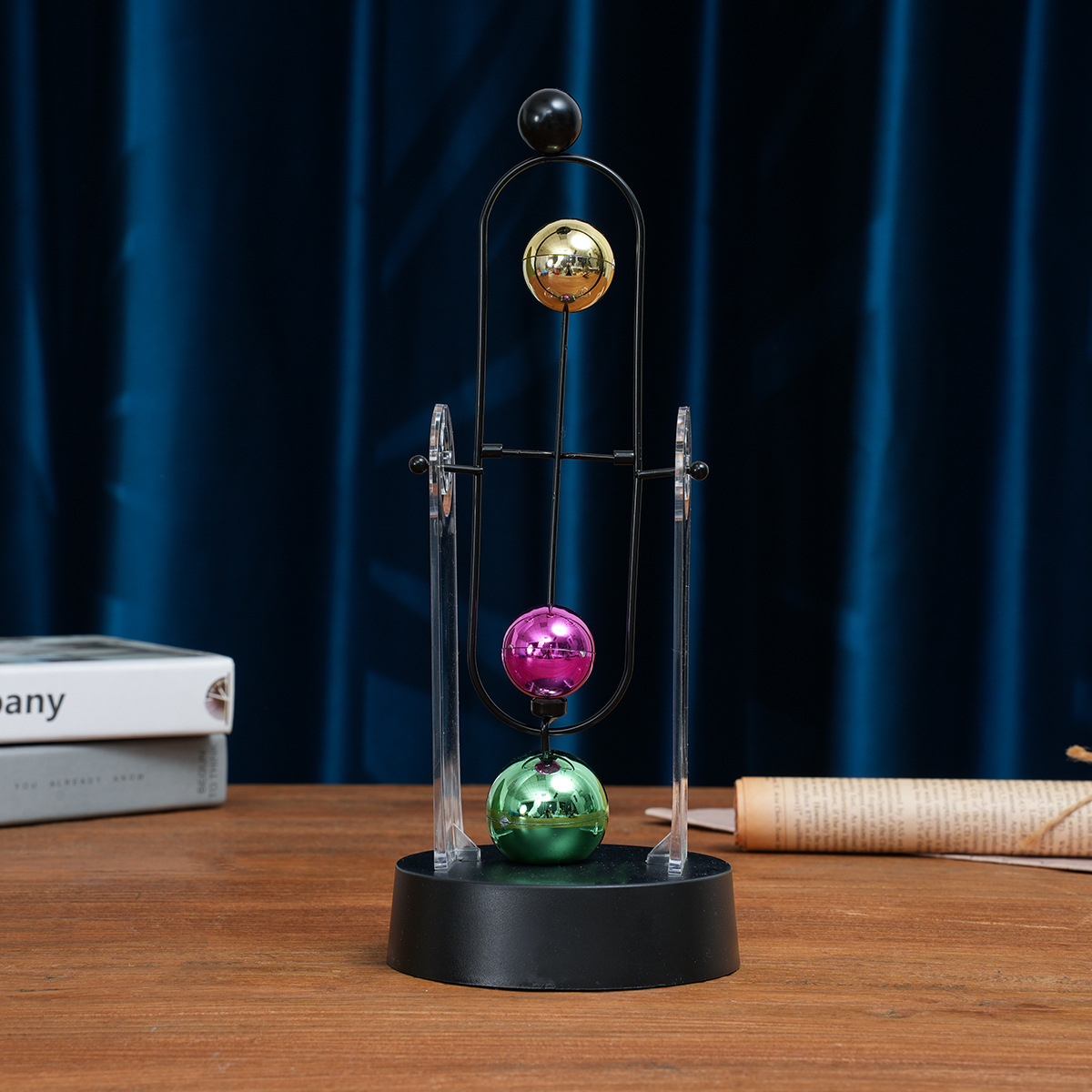 Office Furniture Equipment - Newton Pendulum Perpetual Motion Decor Modern