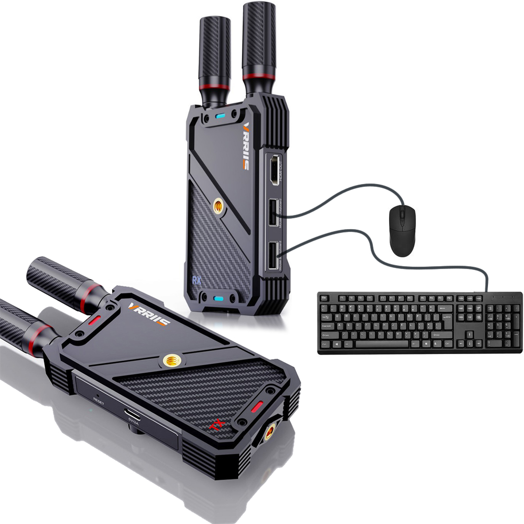 Adjustable Laptop Table - VRRIIS WL082K 400m Wireless HDMI KVM