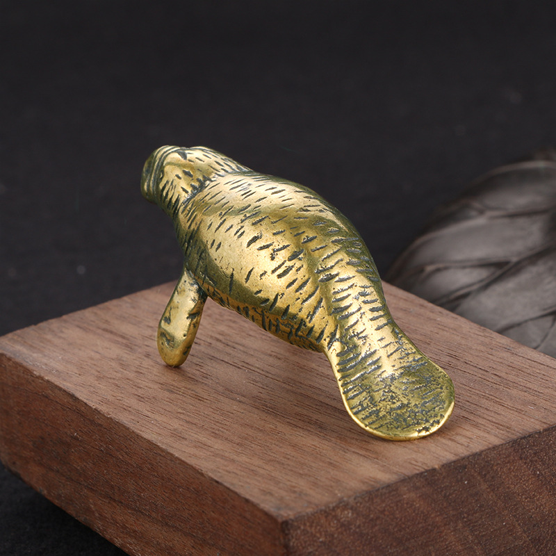 Brass Florida Manatee Decorati - Office Furniture Equipment ulasan dan harga