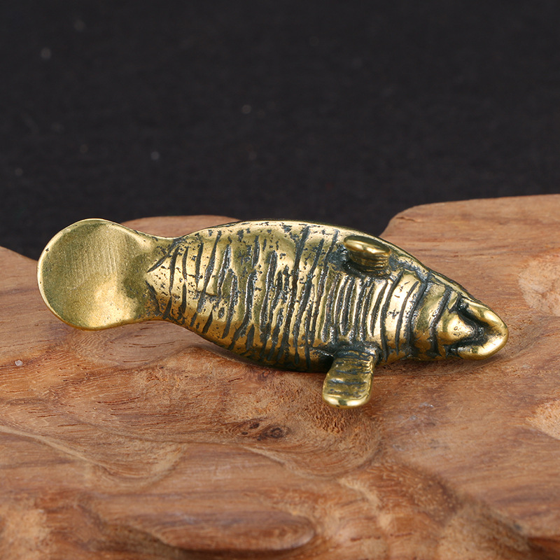 Brass Florida Manatee Decorati - Office Furniture Equipment ulasan dan harga