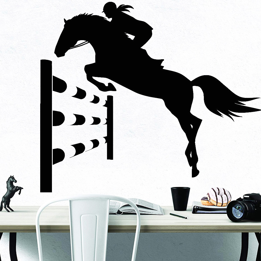 Horseback Riding Sport Wall De - Office Furniture Usa ulasan dan harga