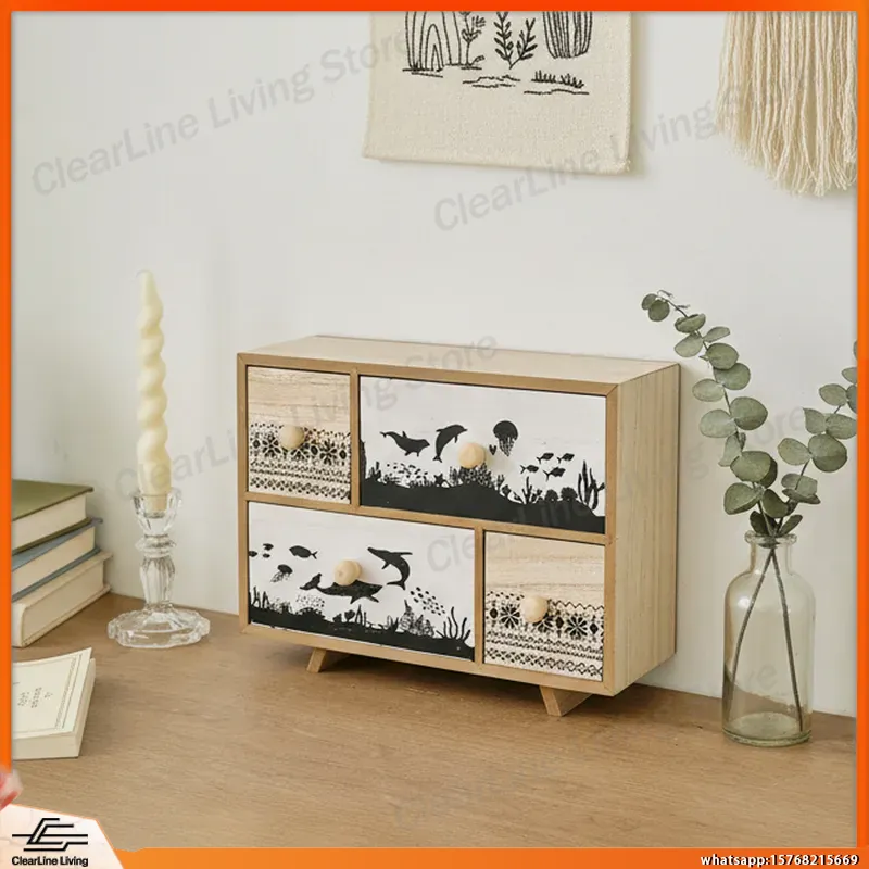 Wooden Desktop Drawer Locker w - Office Storage Cabinet ulasan dan harga