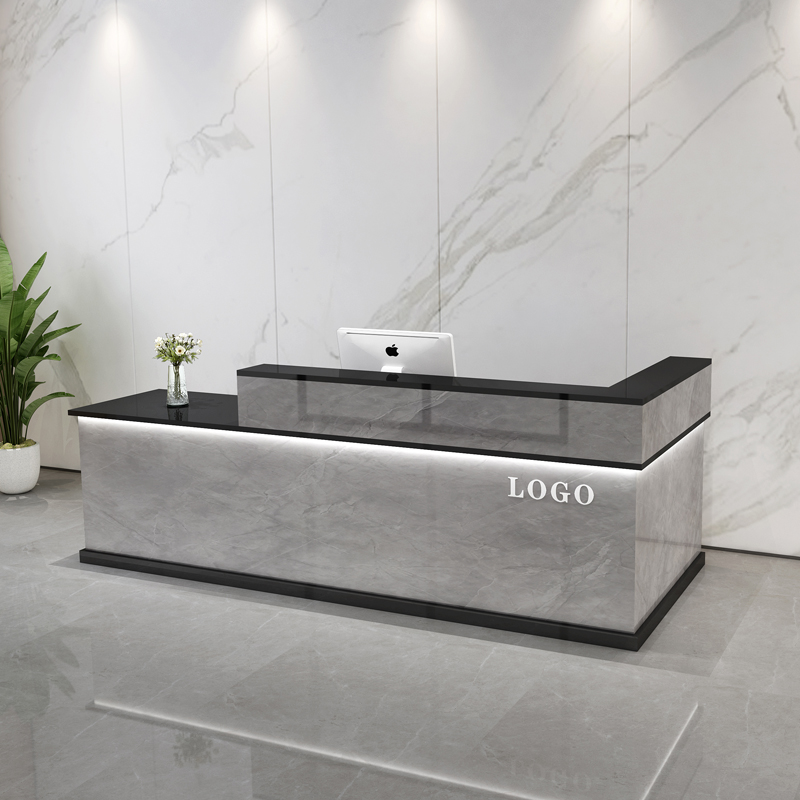Storage Luxury Reception Desk  - Office Furniture Usa ulasan dan harga
