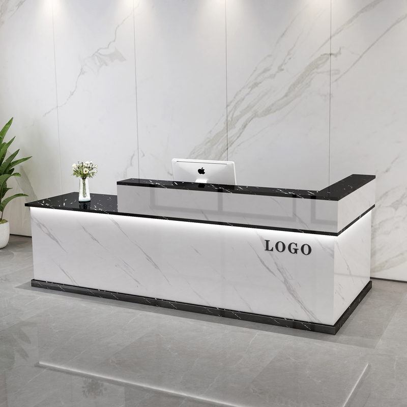Storage Luxury Reception Desk  - Office Furniture Usa ulasan dan harga