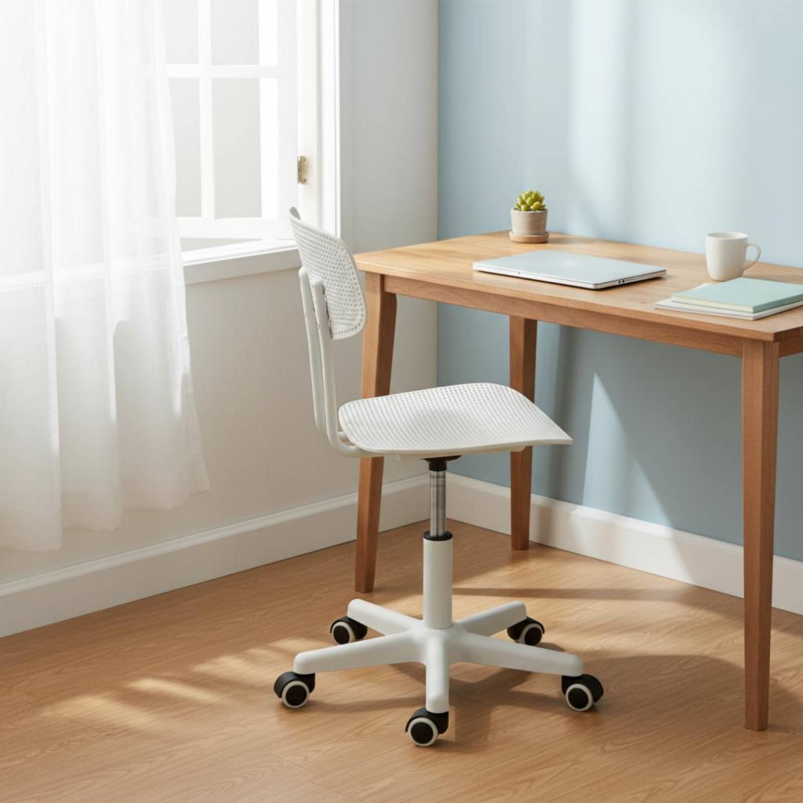 Adjustable Rolling Desk Chair  - Office Furniture Commercial ulasan dan harga