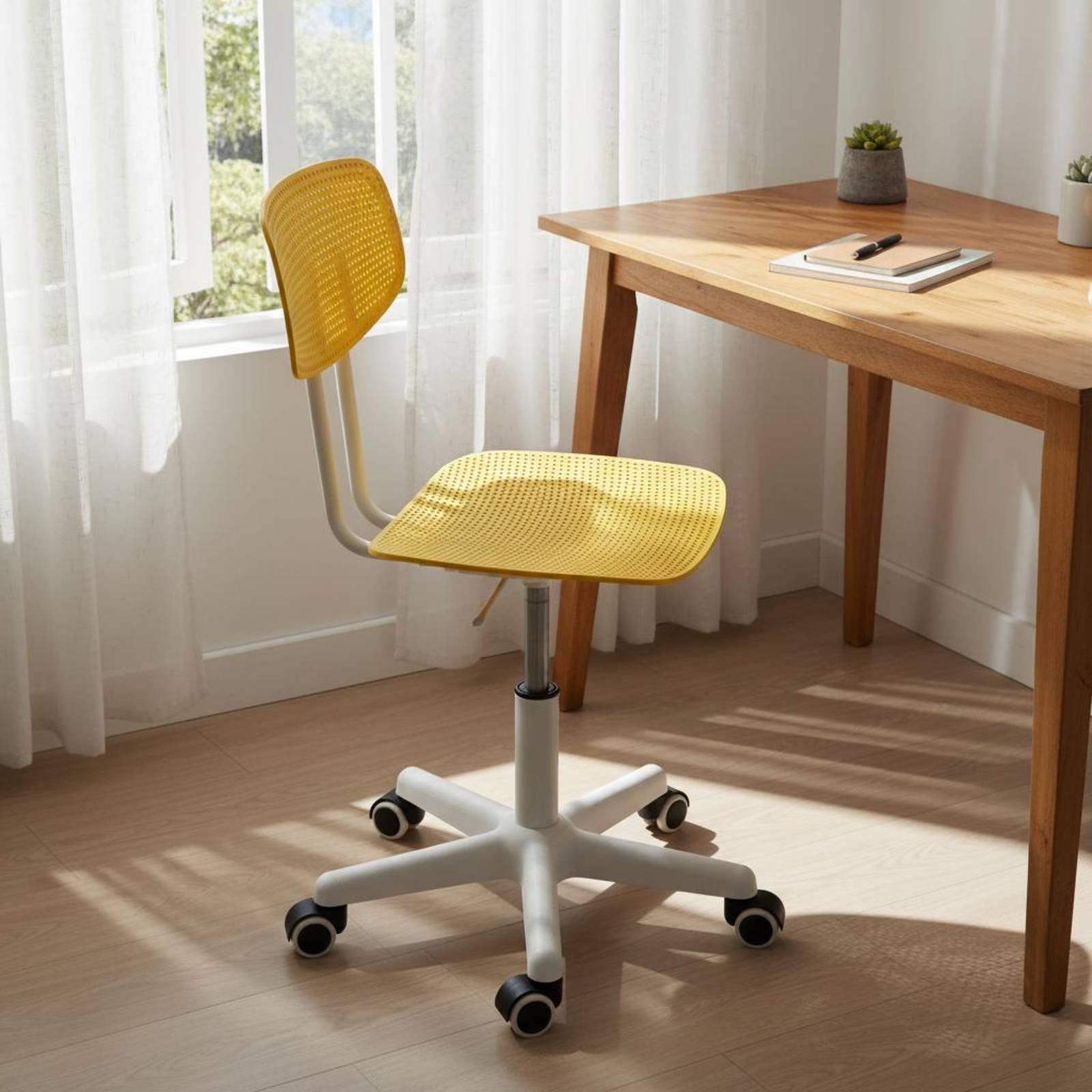 Adjustable Rolling Desk Chair  - Office Furniture Commercial ulasan dan harga