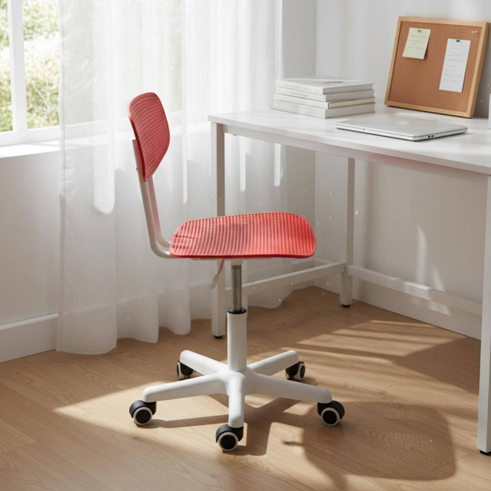 Adjustable Rolling Desk Chair  - Office Furniture Commercial ulasan dan harga