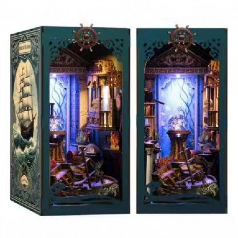 3D Wooden DIY Bookend Puzzle H - Office Furniture Equipment ulasan dan harga