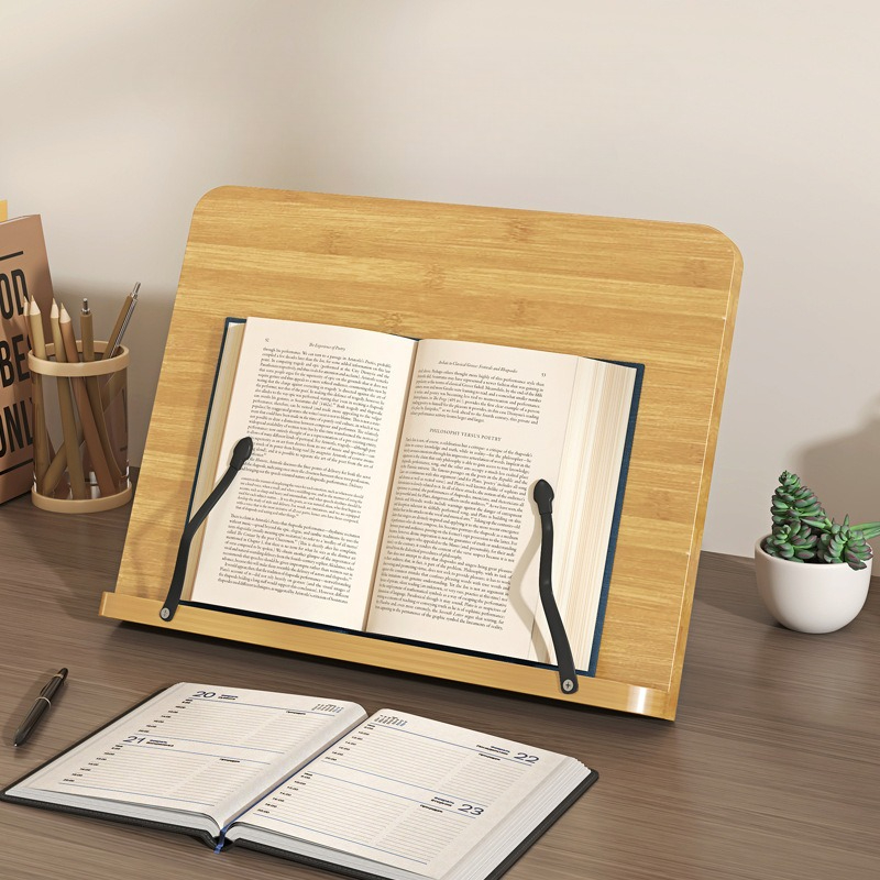Wooden Reading Book Stand, Mul - Adjustable Laptop Table ulasan dan harga