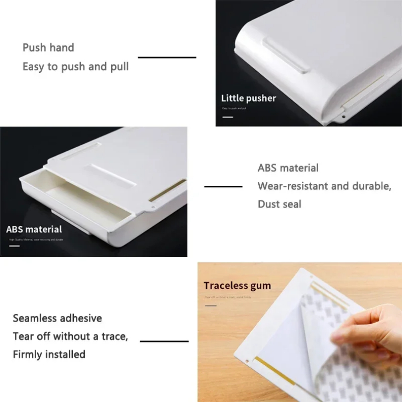 Hidden Storage Box SelfAdhesiv - Office Furniture Cabinets ulasan dan harga