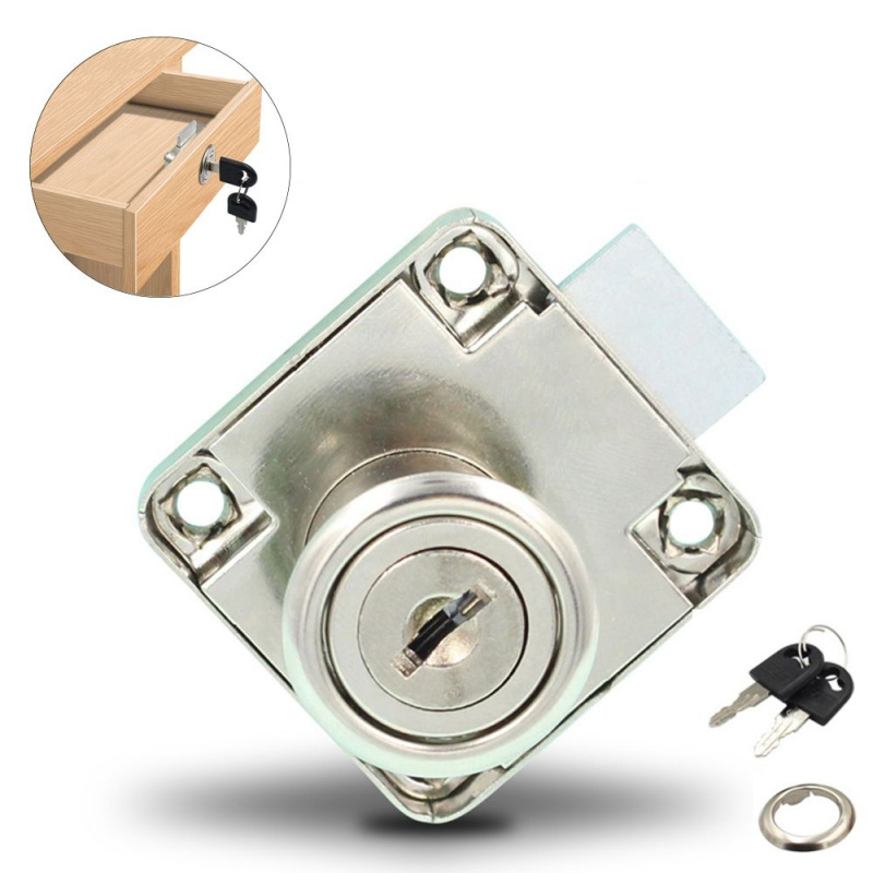 Zinc Alloy Drawer Lock with 2  - Office Furniture Cabinets ulasan dan harga