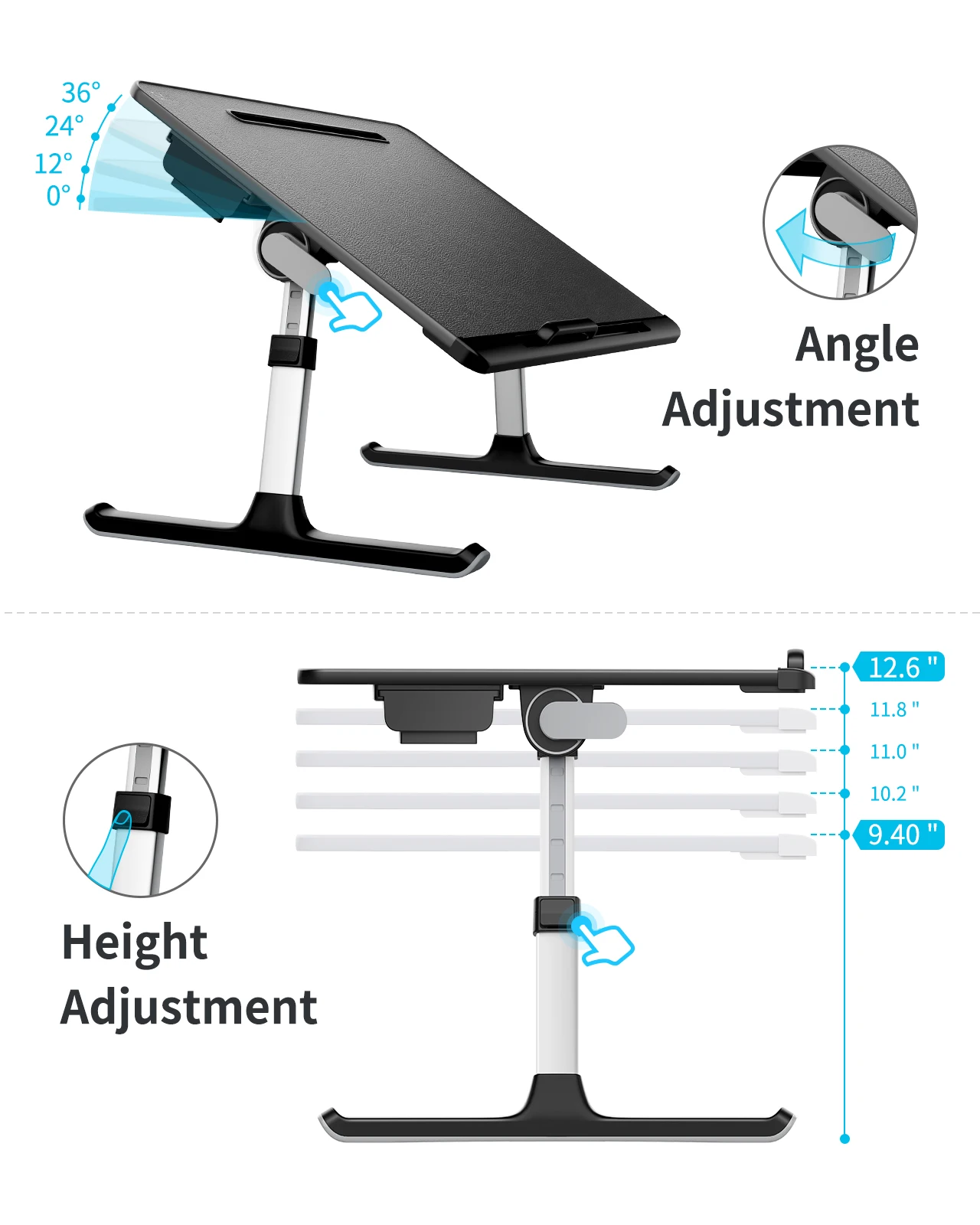 Table Bed Study Angle Adjustab - Adjustable Laptop Table ulasan dan harga