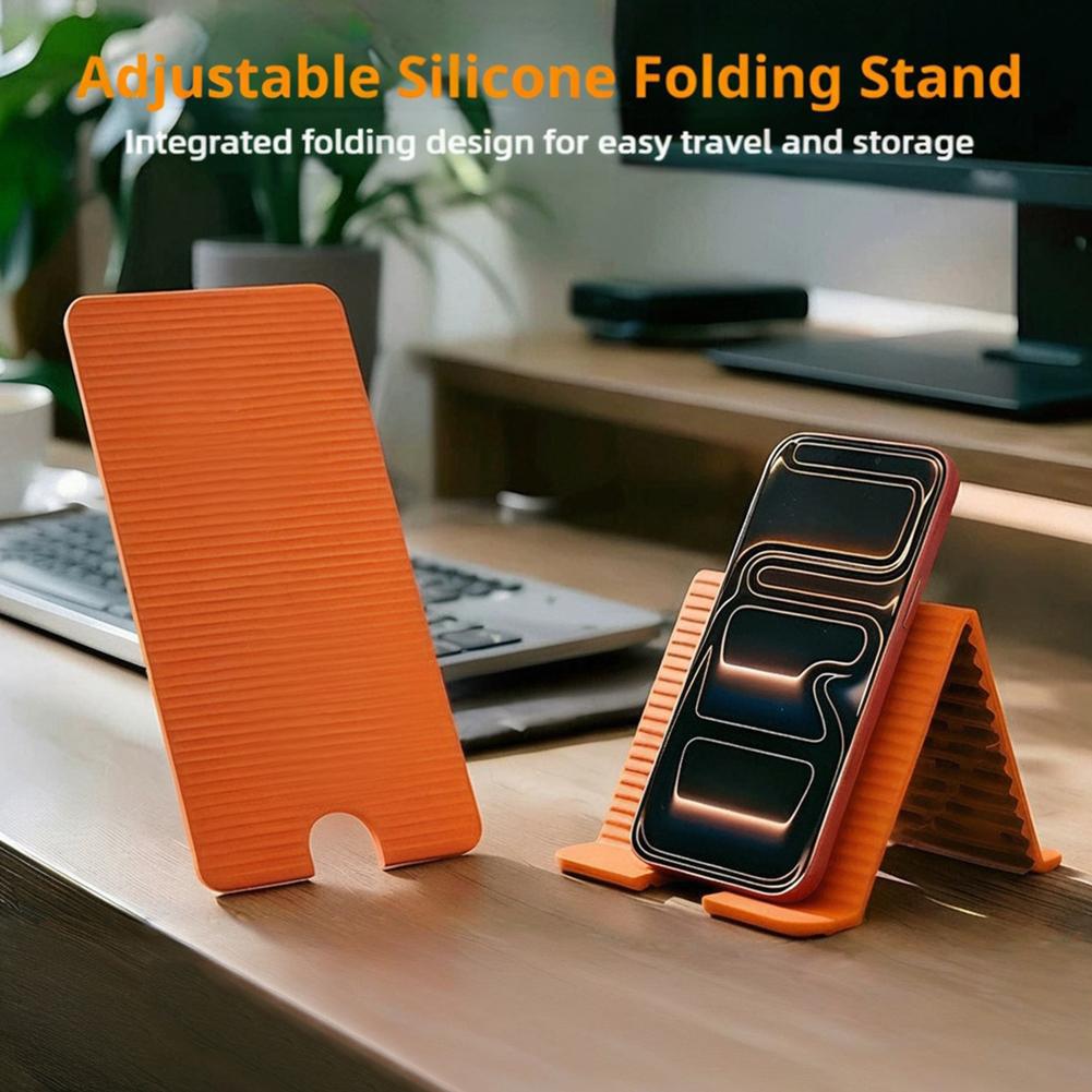 Flexible Foldable Silicone Pho - Adjustable Laptop Table ulasan dan harga