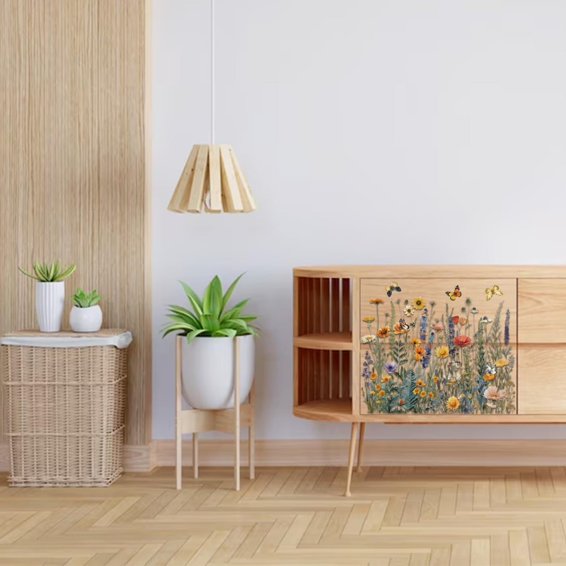 3Pcs Wildflowers Furniture Tra - Office Furniture Equipment ulasan dan harga