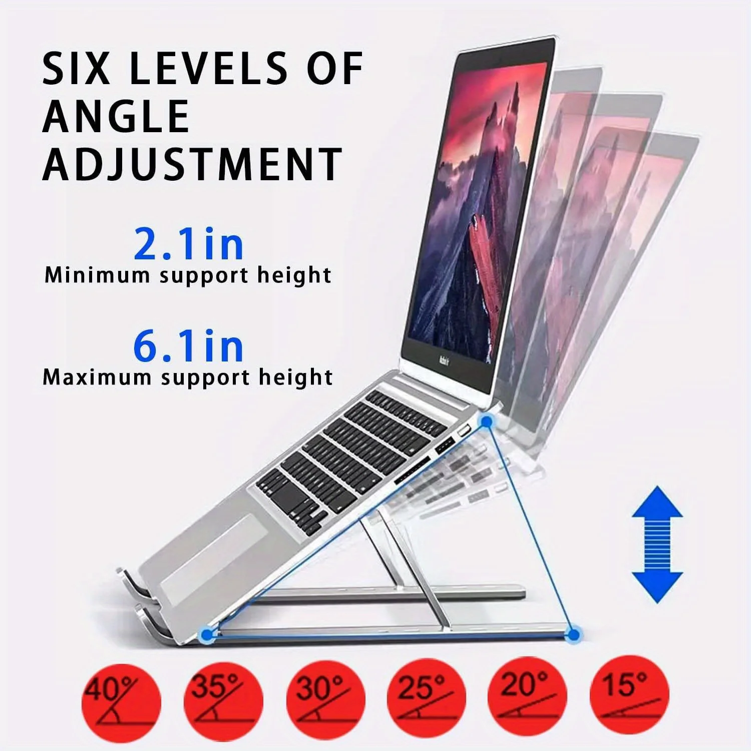 Adjustable Aluminum Laptop Sta - Adjustable Laptop Table ulasan dan harga
