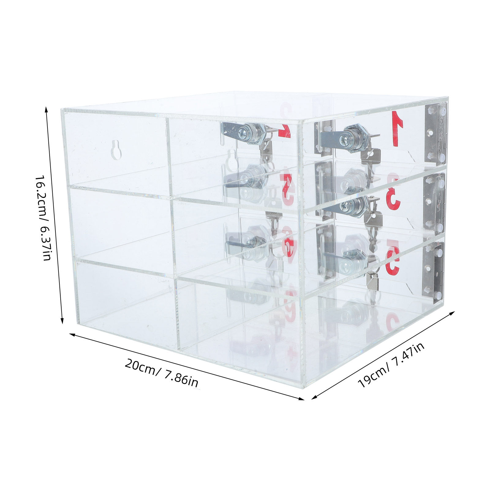Lockable Acrylic Cell Phone Lo - Office Storage Cabinet ulasan dan harga