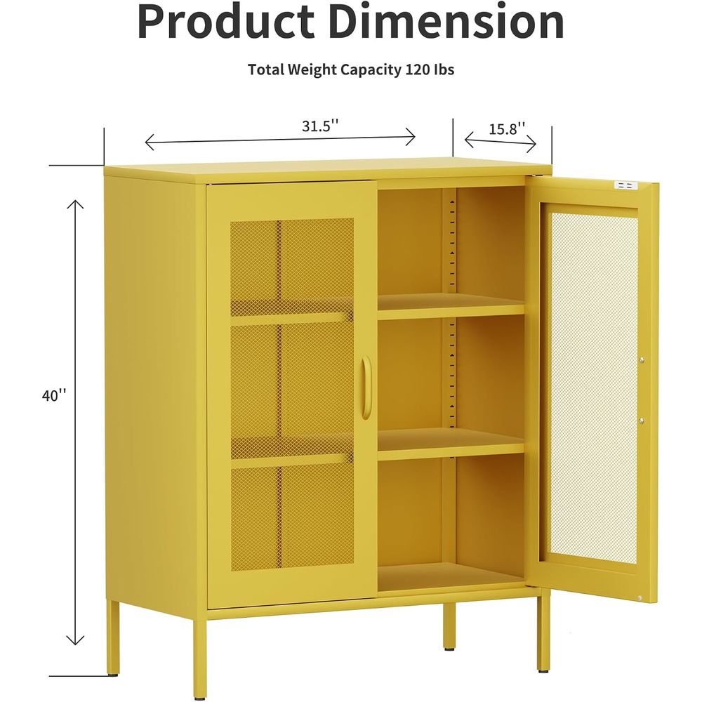 Mesh Metal Storage Cabinet wit - Office Storage Cabinet ulasan dan harga