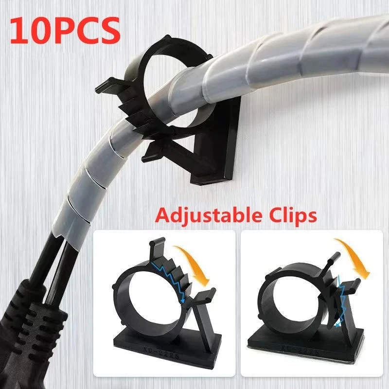 Cable Organizer Self Adhesive  - Adjustable Laptop Table ulasan dan harga