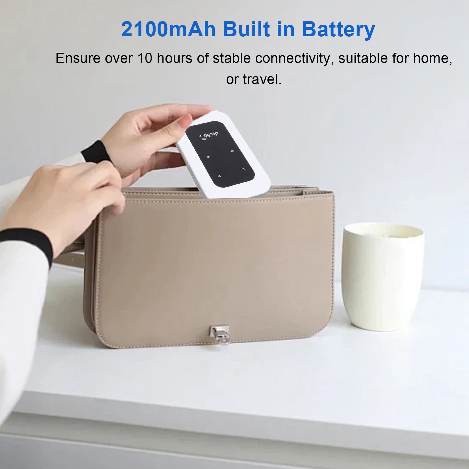 Portable 4G WiFi Hotspot 300Mb - Adjustable Laptop Table ulasan dan harga