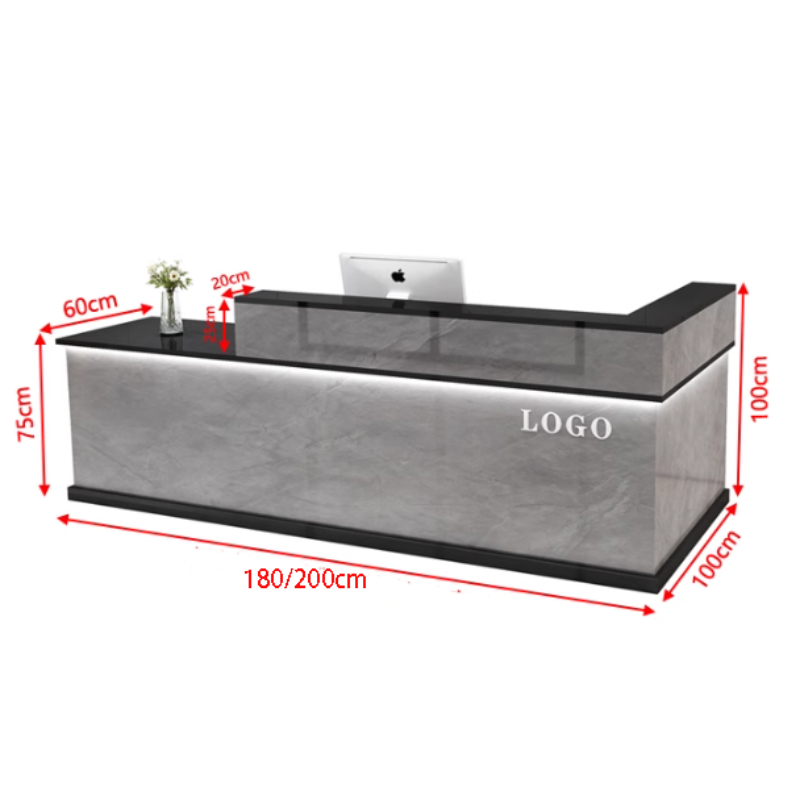 Luxury Reception Desk Senior M - Office Furniture Usa ulasan dan harga