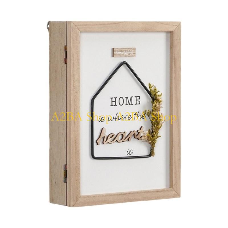 A2BA Wall Mounted Wooden Holde - Office Storage Cabinet ulasan dan harga