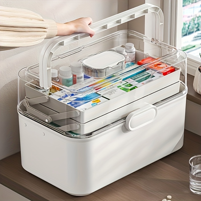 Large Capacity Clear Lid Medic - Office Storage Cabinet ulasan dan harga