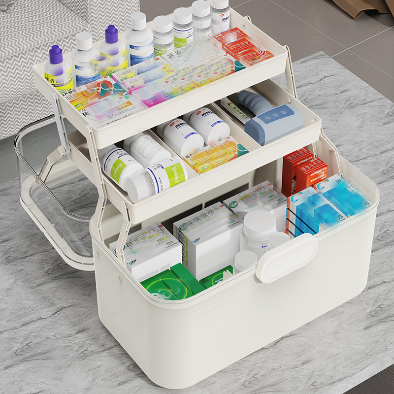 Large Capacity Clear Lid Medic - Office Storage Cabinet ulasan dan harga