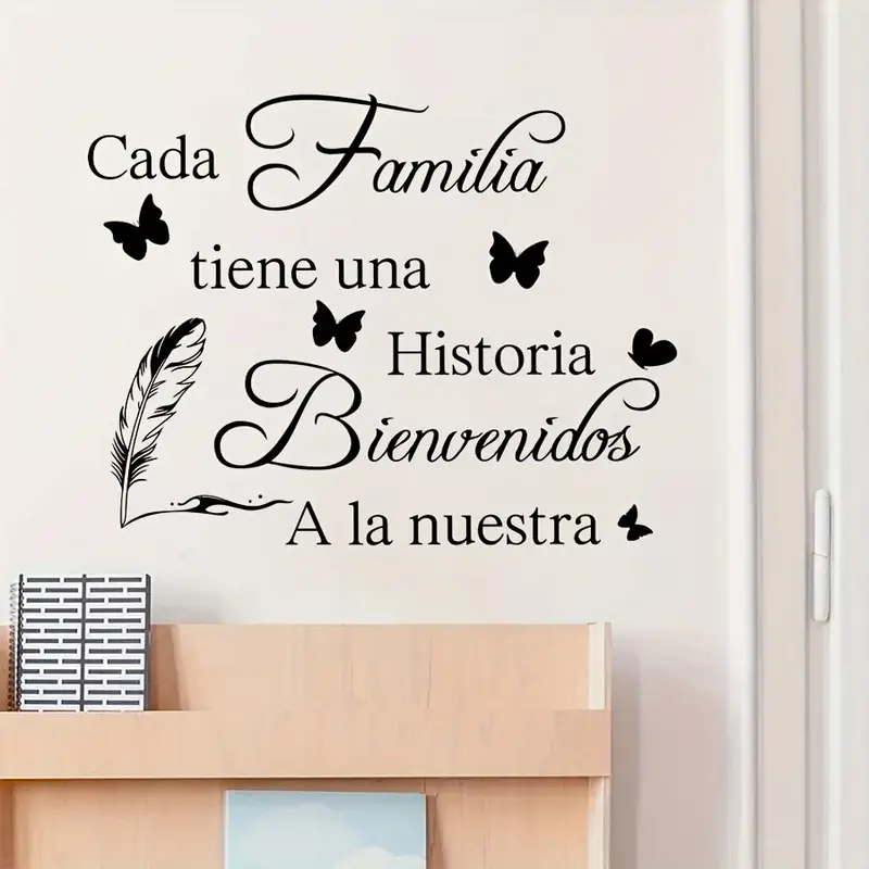 Spanish Family Quote Wall Stic - Office Furniture Usa ulasan dan harga