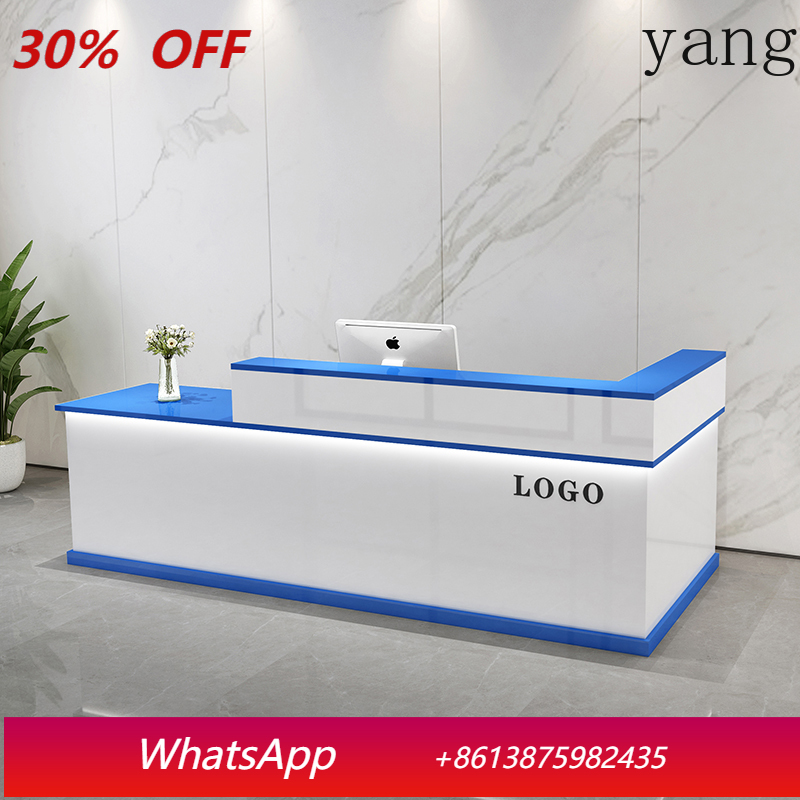 Storage Luxury Reception Desk  - Office Furniture Usa ulasan dan harga