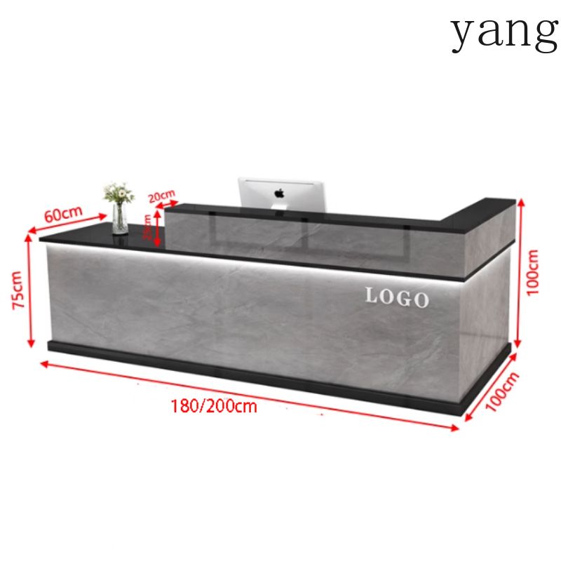 Storage Luxury Reception Desk  - Office Furniture Usa ulasan dan harga