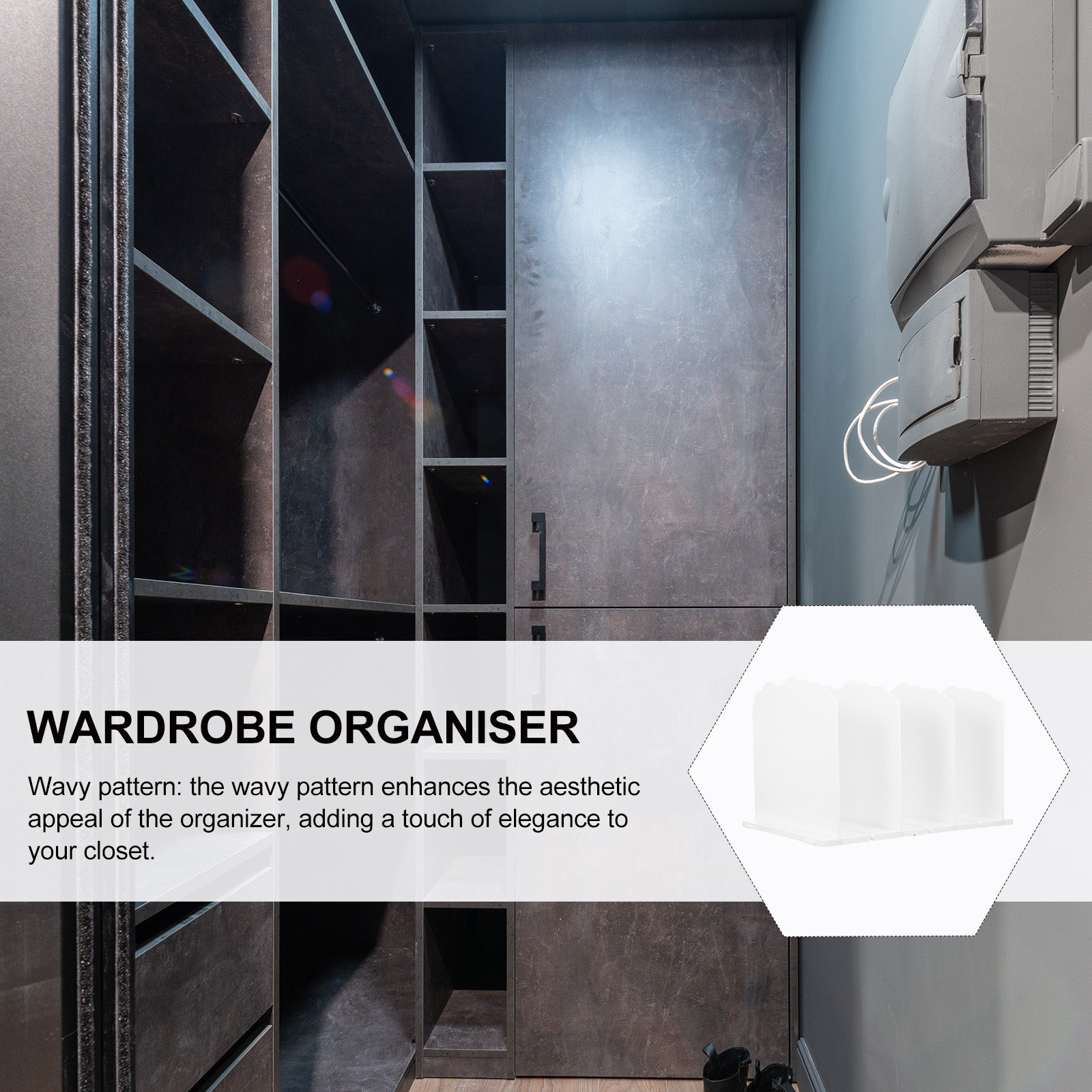 2Pcs Wardrobe Storage Shelves  - Office Storage Cabinet ulasan dan harga