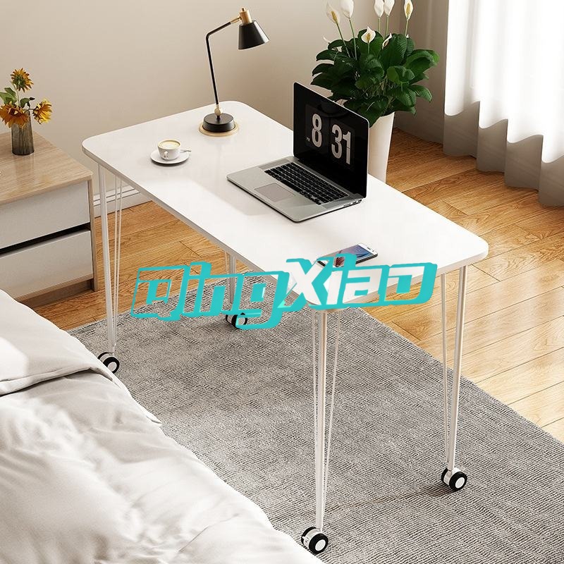 Mobile Computer Desk With Whee - Adjustable Laptop Table ulasan dan harga